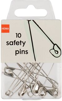 HEMA Veiligheidsspelden Groot - 10 Stuks