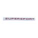 Zündapp Sticker pour réservoir, "Super Sport" rouge, pour Zündapp KS 50 Super Sport