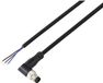 TRU COMPONENTS TC-13751848 Aansluitkabel M8 x 1 3-polig 2m Zwart