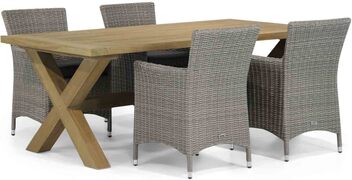 Garden Collections Dublin/Oregon 200 cm dining tuinset 5-delig