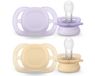 Philips Avent Pacifier ultra start 2 stuks 0-2 maanden Beige;Lilac