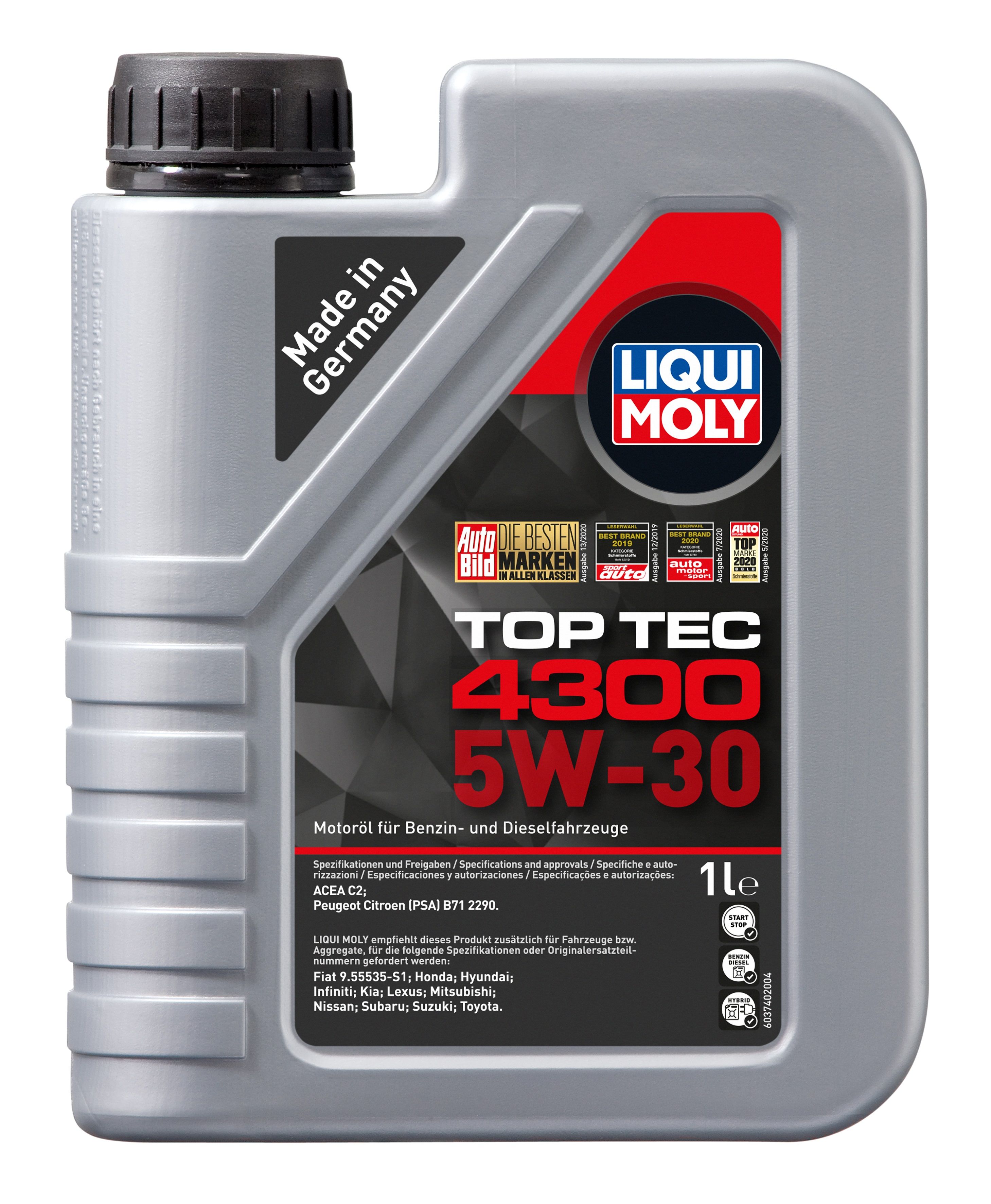 Liqui Moly Top Tec 4300 5W30 C2 1L