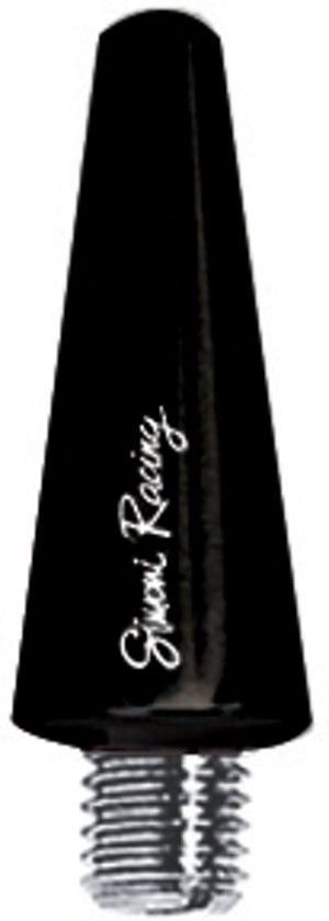 Simoni Racing Aluminium Antenne Top - Zwart - Lengte 3cm