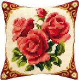 Vervaco Kruissteekkussen kit Bloemen PN-0008576