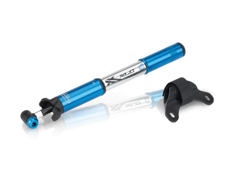 XLC Race Minipomp met Slang Blauw/Zilver