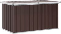 vidaXL - Tuinbox - Bruin - 129x67x65 cm