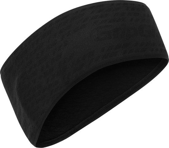 GripGrab Freedom Warp Knitted Seamless Headband - Black - Unisex - One Size