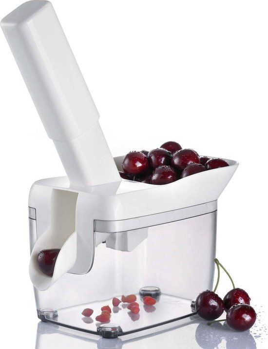 Westmark Kernfix Kersenontpitter - 30 cm - Wit/Donkergrijs/Transparant
