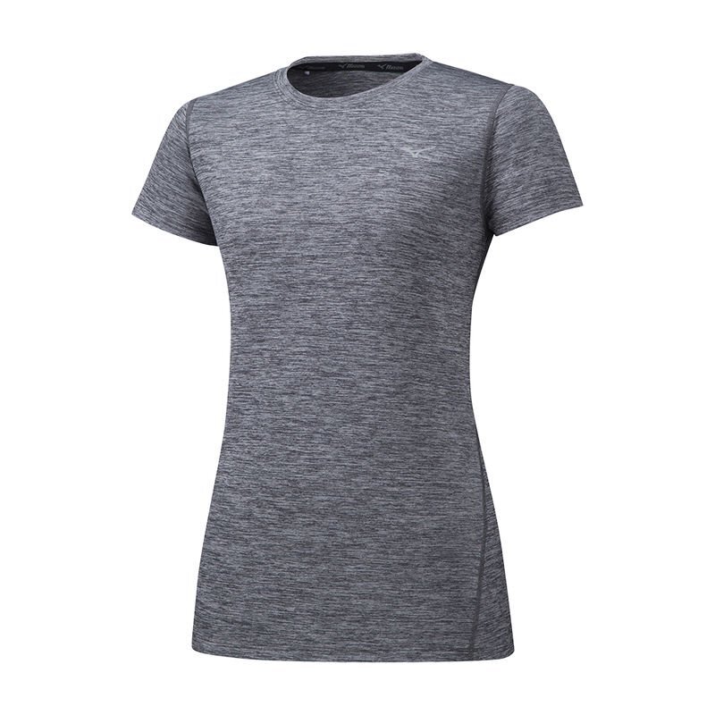 Mizuno Impulse Core Tee sportshirt dames (grijs, L, dames