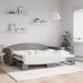 Maison Exclusive Lit gigogne, taupe, 90x200 cm, avec revêtement en tissu