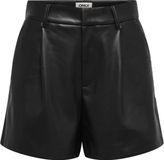 ONLY - ONLSMOOTH HW FAUX LEA SHORTS CC PNT - Dames - Bermuda shorts - Zwart - XXL