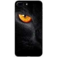 1001 coques Apple iPhone 7 Plus Bedrukt siliconen hoesje Oeil de panthere
