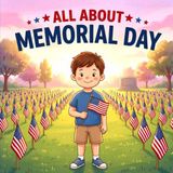 All About Memorial Day: A Gentle Introduction for Kids to Remember Heroes, Traditions, and the Meaning of Memorial Day
