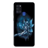 Beschermhoes Samsung Galaxy A21S Fee, blauw Beschermhoes