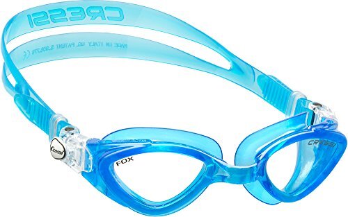 Cressi Fox Goggles - Zwembril voor volwassenen met platte lenzen voor natuurlijk zicht