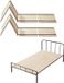 VEVOR Bunkie Board In Twin Size Opvouwbare Bedplank Lattenbodems 8 Stuks. Natuurlijk Hout