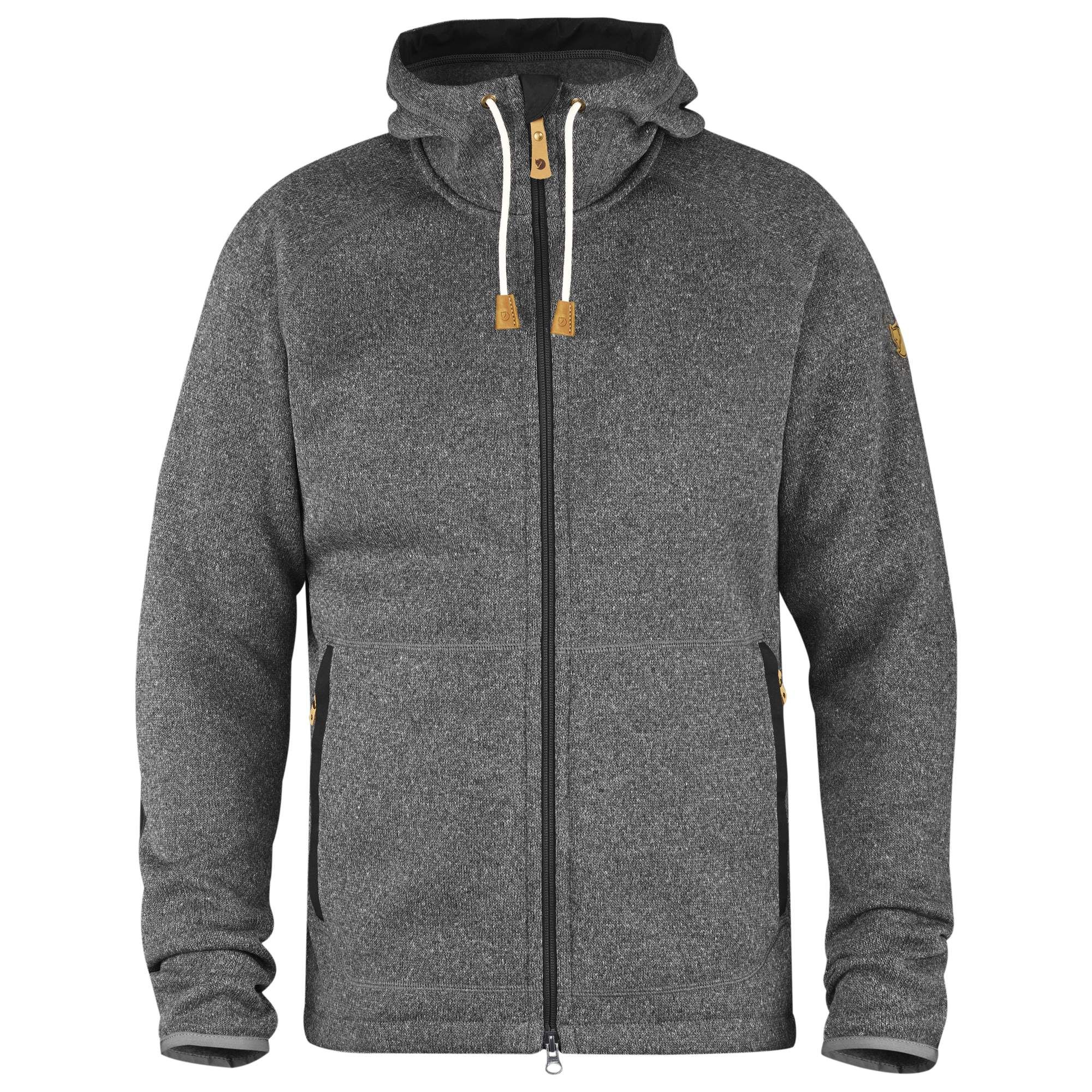 Fjällräven Övik Fleece Hoodie - Grijs - Heren - Maat L