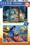 EDUCA - Puzzel - 2 x 20 stuks - Disney Pixar