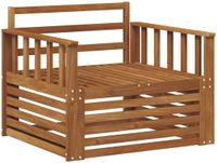 vidaXL Buitensofa Naturel