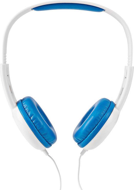 Nedis HPWD4200BU - On-Ear Headset - Bedraad - Wit/Blauw