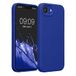 kwmobile telefoonhoesje geschikt voor Apple iPhone 17e / iPhone 16e - TPU backcover met siliconen coating - Smartphone case in Baltisch blauw