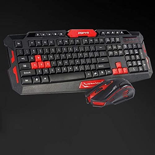 AUHX Toetsenbord-muiscombinatie, 2.4G Draadloze 2.4G Vintage