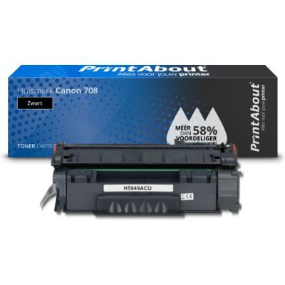 PrintAbout Huismerk Canon 708 Toner Zwart - Compatibel