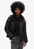 Superdry Mountain Windbreaker Dames Jas met Capuchon Zwart