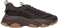 Steve Madden Possession-E Sneakers Laag - Donkerbruin - Maat 40