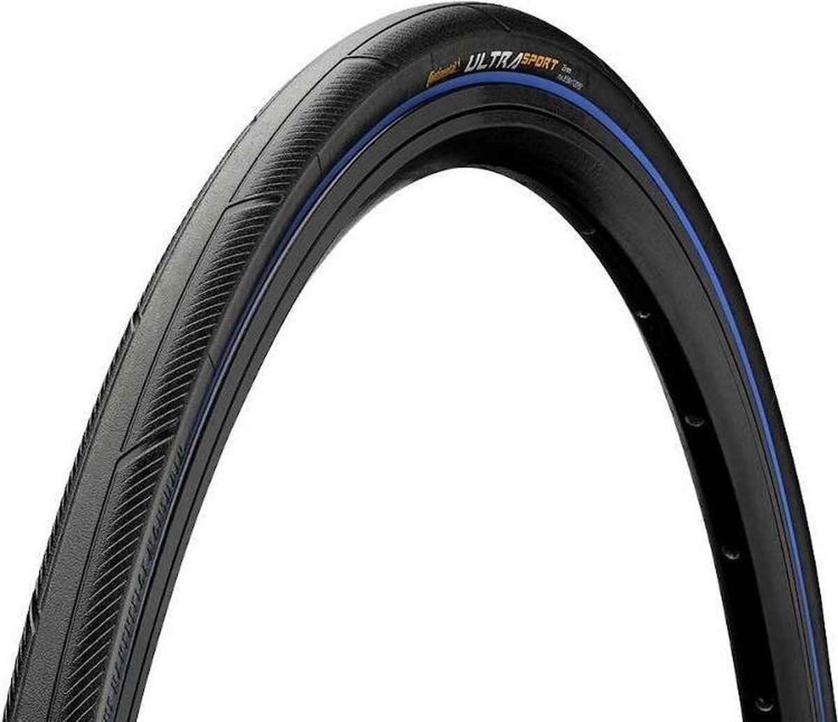 Continental ULTRA SPORT III 700X25C ZWART/BLAUW VOUW