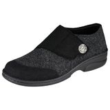 Berkemann Jarla Hoge pantoffels voor dames, Zwart Zwart Patch, 42 EU