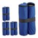 Relaxdays Partytent Gewichten, Set van 4, Oxford-weefsel, Blauw