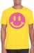 Bellatio Decorations Verkleed shirt heren - Smile / Emoticon - geel - carnaval/foute party - feestkleding XL
