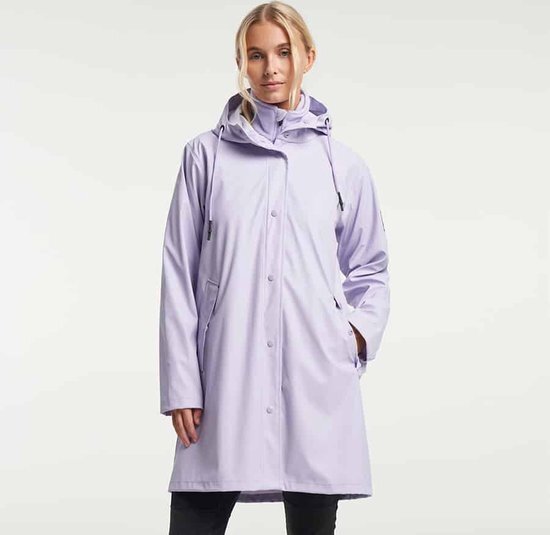 Regenjas Dames - Tenson Apelviken PU Coat W Purple Heather - Maat S