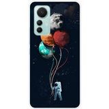 1001 coques Cosmonaute aux ballons Bedrukt siliconen hoesje compatibel met Xiaomi Mi 12 Lite