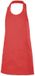 Velilla Geknoopte schort rood Polyester/Katoen Effen Volwassenen