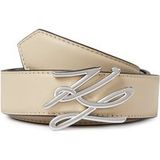 Karl Lagerfeld K/autograph Medium Belt Sand Taille: 85 | Ceintures Outlet | Femme | Marron