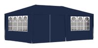 VidaXL Partytent met zijwanden professioneel 4x6 m blauw