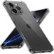 Techsuit Hoesje geschikt voor Apple iPhone 16 Pro Max - Shockproof Silicone Back Cover - Transparant