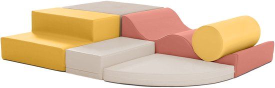 IGLU Soft play speelset Explorer - pastel pink - foamblokken voor peuters