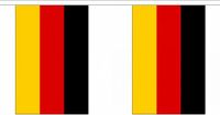 Merkloos / Sans marque Shoppartners Bv Duitsland vlaggenlijn van stof - 900 cm - polyester - landen vlaggetjes - versiering