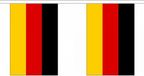 Merkloos / Sans marque Shoppartners Bv Duitsland vlaggenlijn van stof - 900 cm - polyester - landen vlaggetjes - versiering