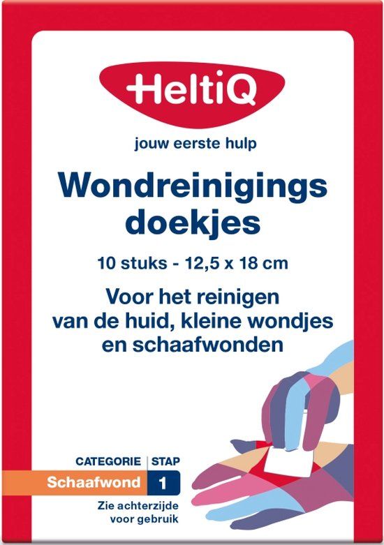 HeltiQ Wondreinigingsdoekjes - 10 stuks