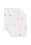 Jollein Set van 3 washandjes voor baby's, jungle jambo, 15 x 20 cm, 100% katoen, Oeko-Tex gecertificeerd