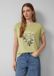 s.Oliver T-shirt Saliegroen Katoen Ronde Hals Korte Mouw Dames Maat 34