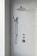 Brauer Regendouche Chrome Showerpipe Met Thermostaat 30cm 3 Standen Messing Chroom