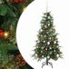 vidaXL Sapin de Noël artificiel articulé avec 150 LED Vert 150 cm PE et PVC