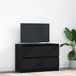 Prolenta Maison Exclusive - Meuble TV noir 80x35x54 cm Matériau dérivé du bois