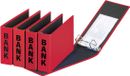 Pagna ringmap, (PCR) ft 14 x 25 cm, rood, glans uitvoering met zwarte belettering 10 stuks