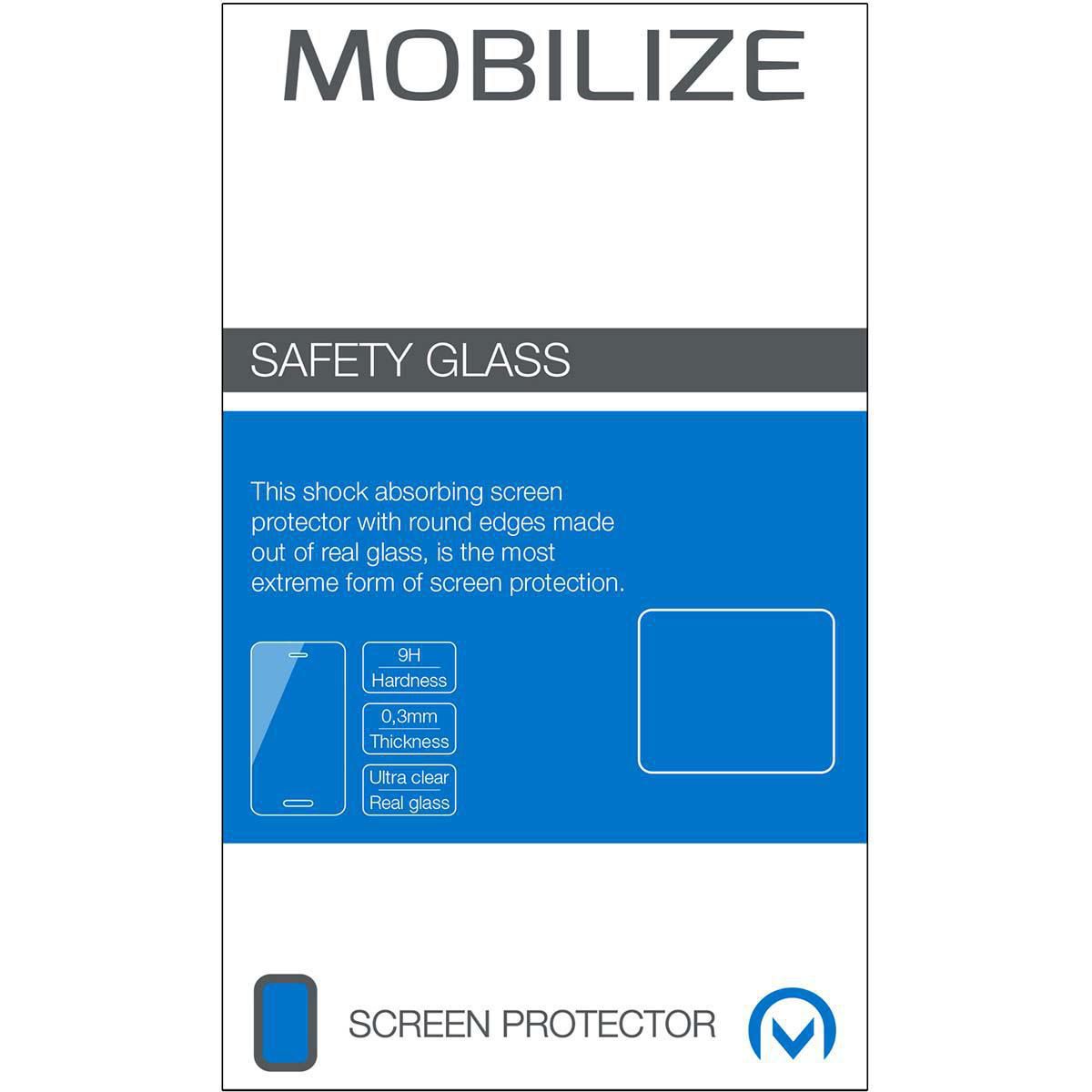 Mobilize Screenprotector iPhone XS Max - Glas - Transparant